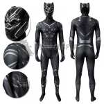 Black Panther Cosplay Costume Halloween Printed Spandex Suit