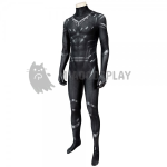 Black Panther Cosplay Costume Halloween Printed Spandex Suit