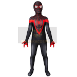 Kids Miles Morales PS5 Spider-man Cosplay Halloween Suit