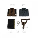 Solo: A Star Wars Story Han Solo Cosplay Costume Suit