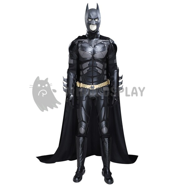 The Dark Knight Rises Batman Cosplay Costume Faux Leather Batman Suit