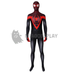 Ultimate Spider-Man Miles Morales Costume Spider-Man Halloween Cosplay Suit Adult