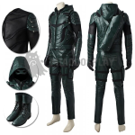 Green Arrow Costume Arrow Season 5 Oliver Queen Cosplay Suit