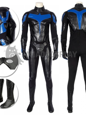 Nightwing Costume Titans S1 Dick Grayson Nightwing Cosplay Suit